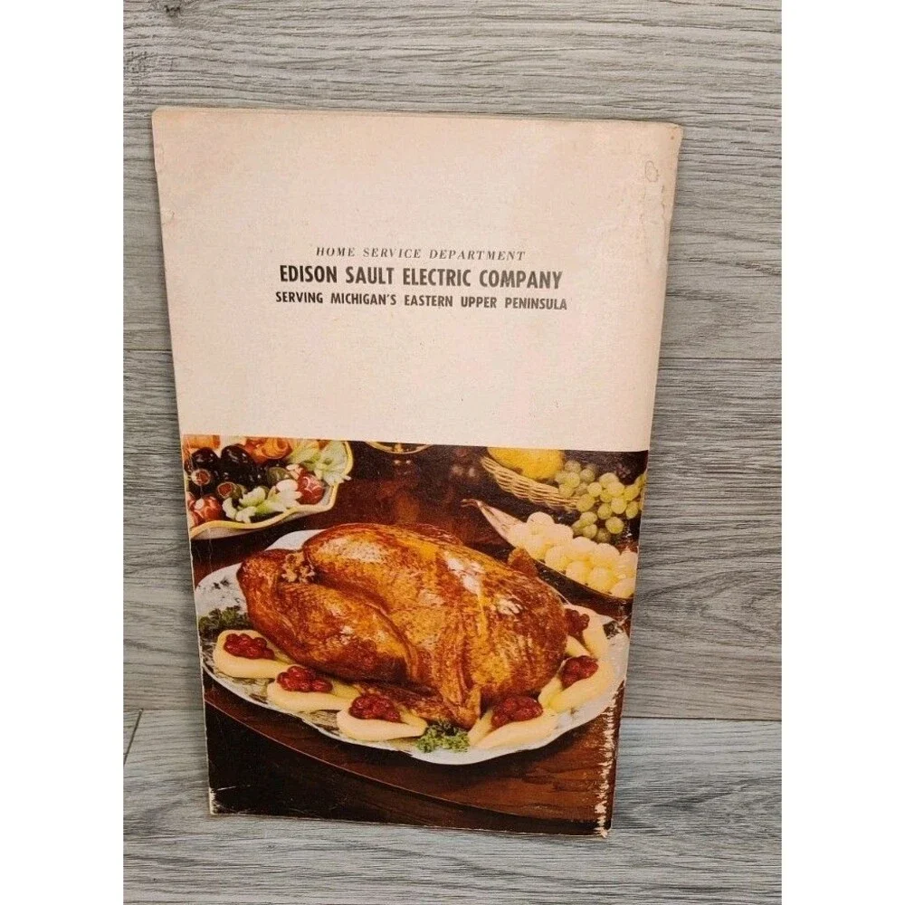 Vintage 1963 Know The Joy Of Better Cooking Electrically Edison Sault Electric